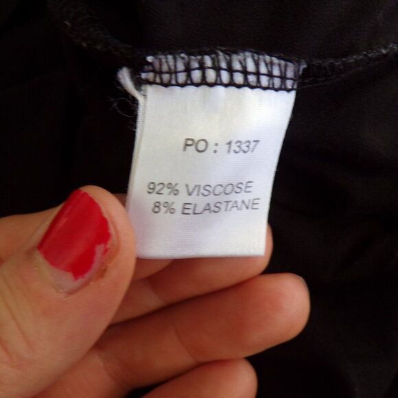 Seraphine black ruched dress S - Picture 7 of 8